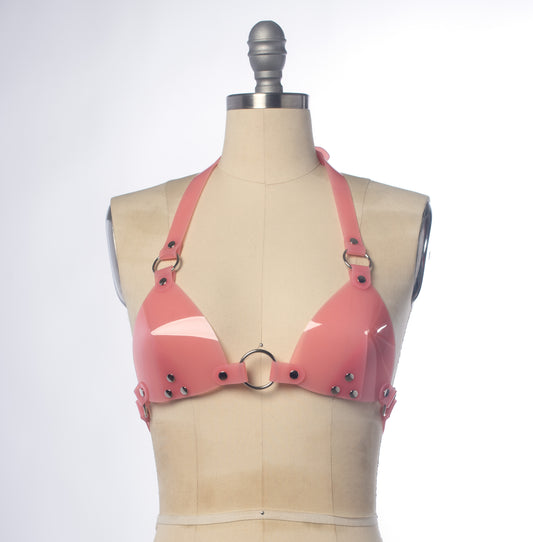 Pastel Triangle Harness Bra