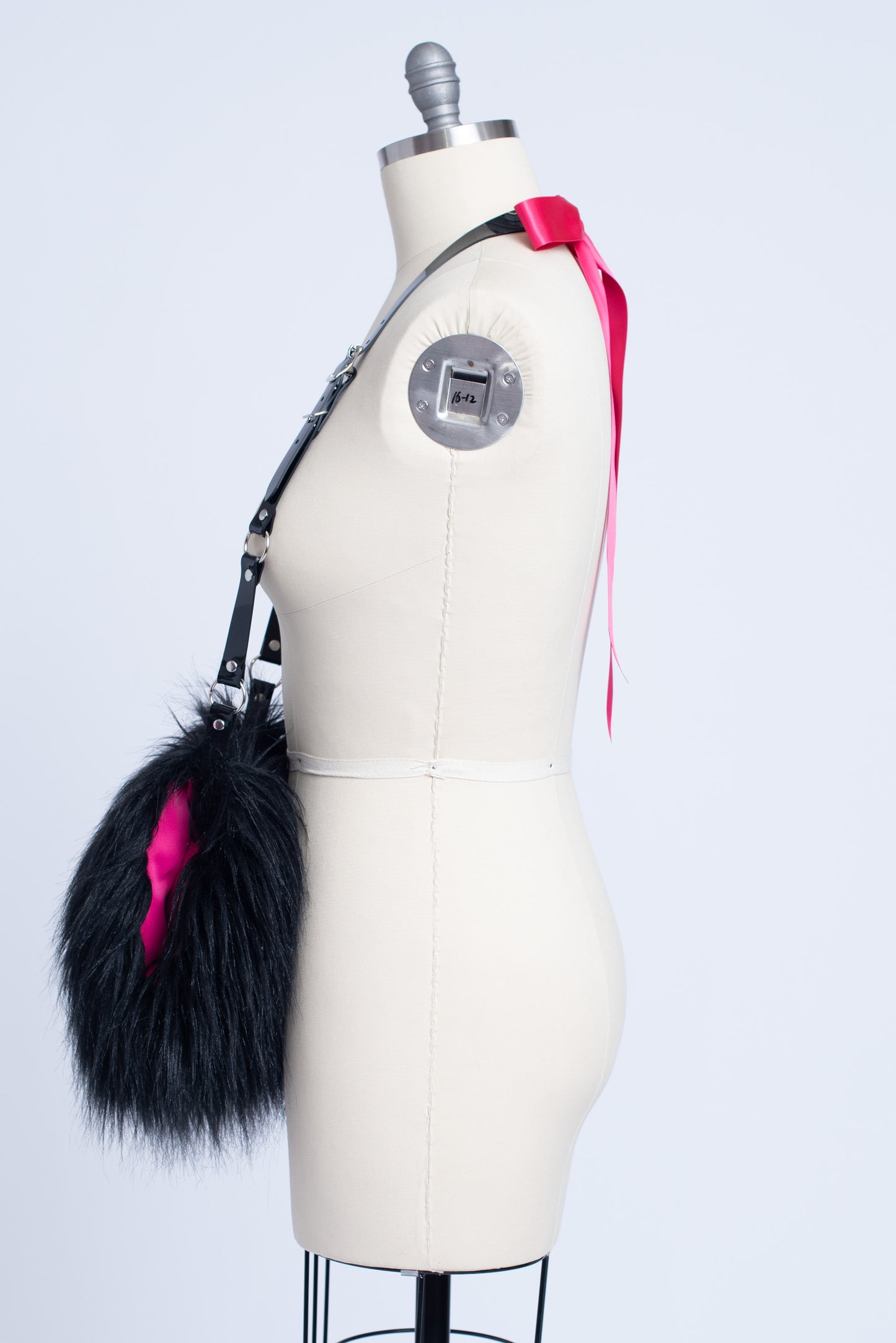 Faux Fur Harness Muff