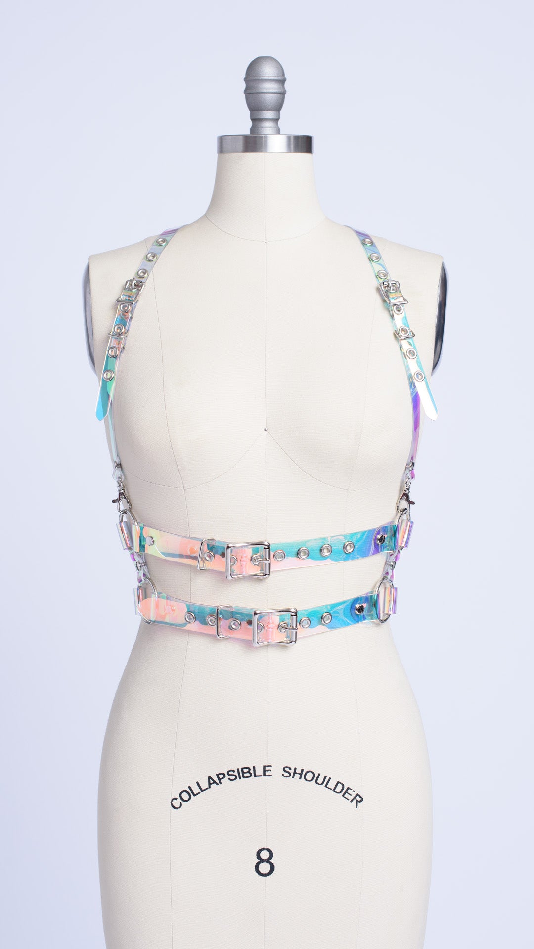 Double Buckle Iridescent Harness