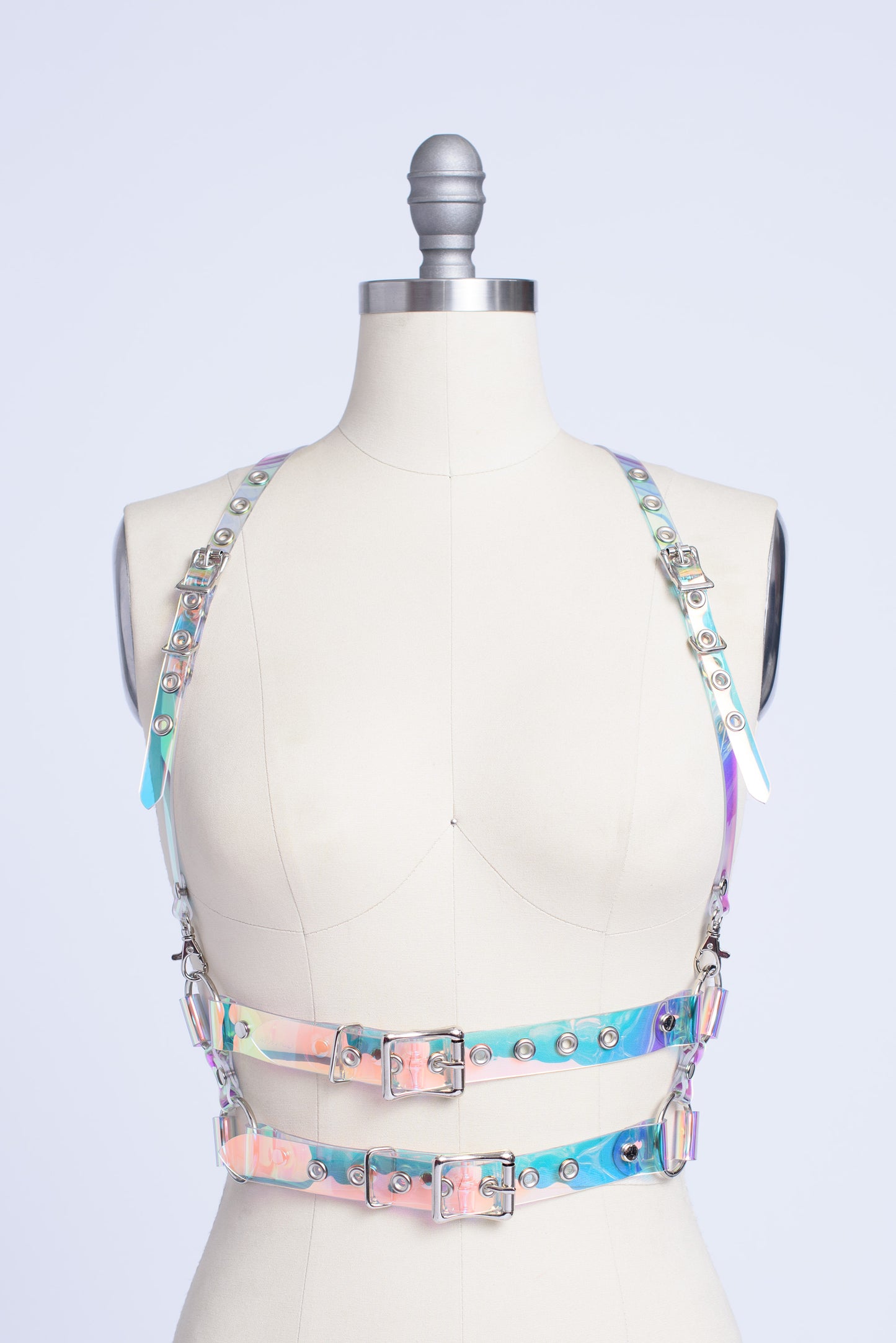 Double Buckle Iridescent Harness