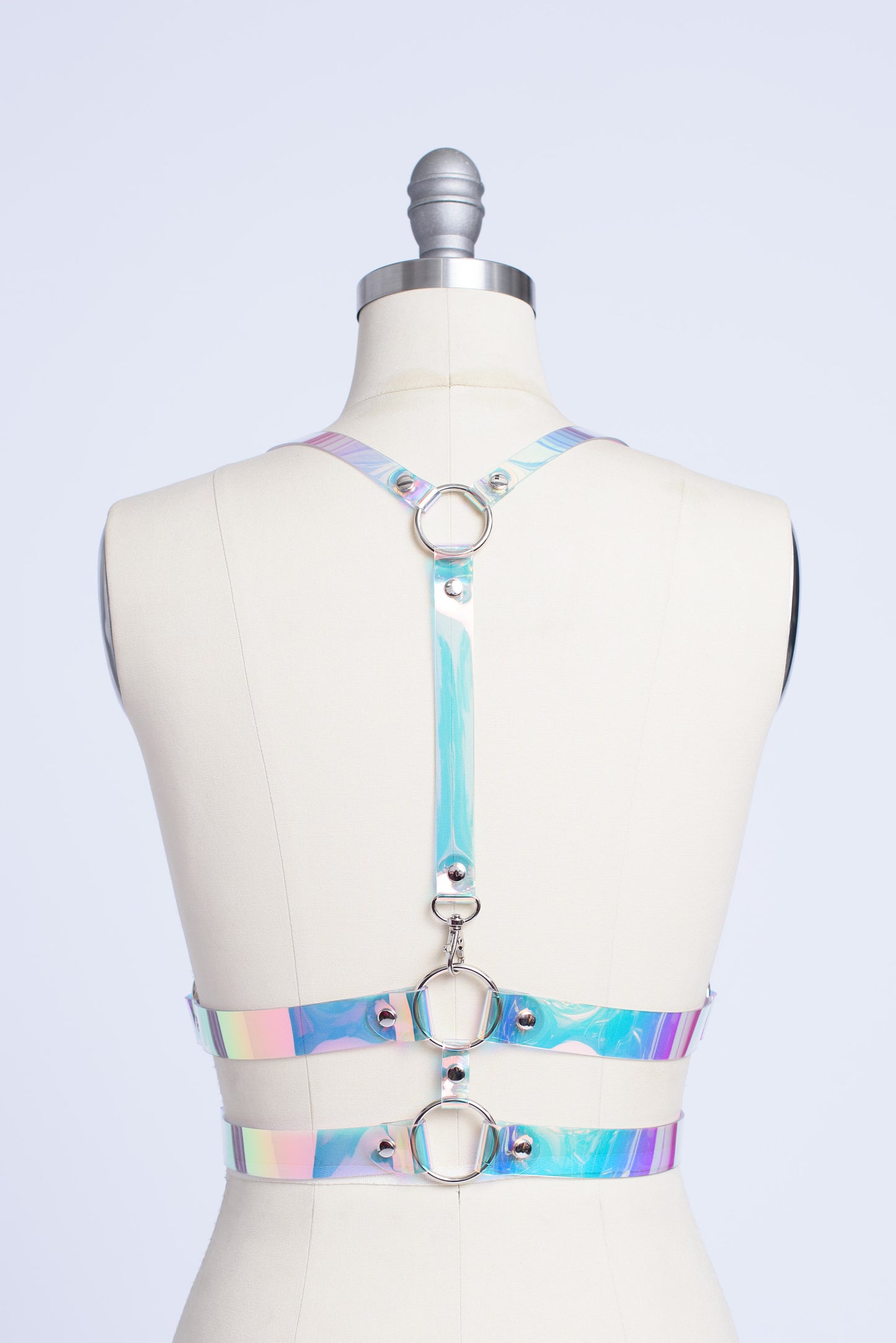 Double Buckle Iridescent Harness