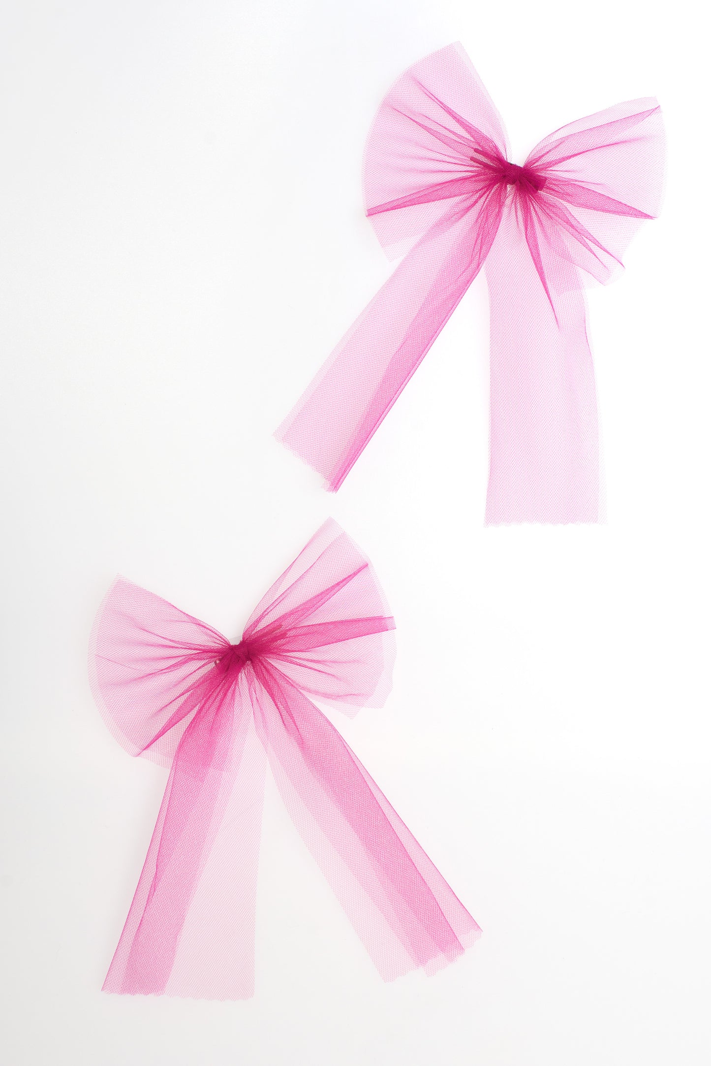 Tulle Bow Hair Clip Set