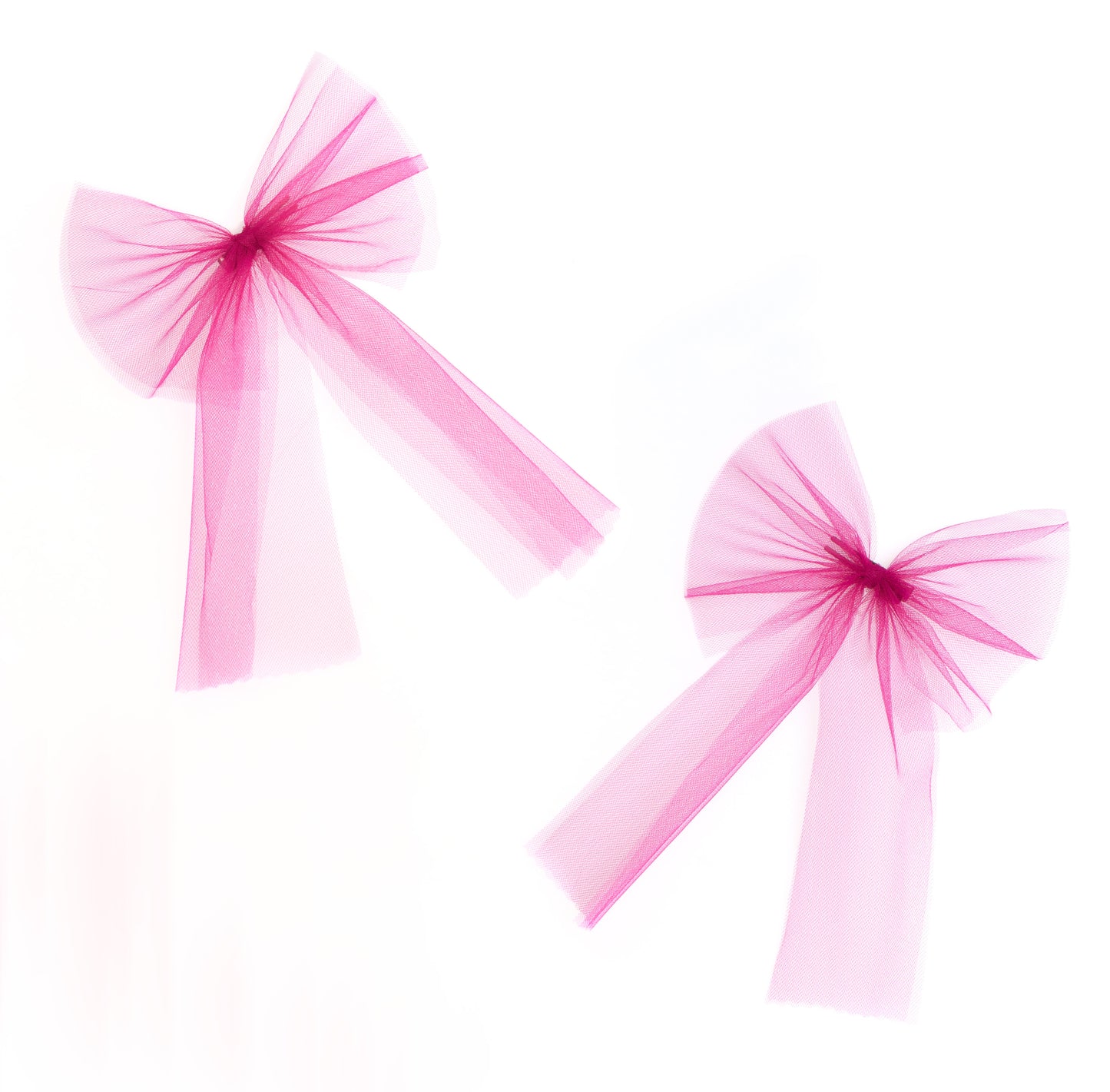 Tulle Bow Hair Clip Set