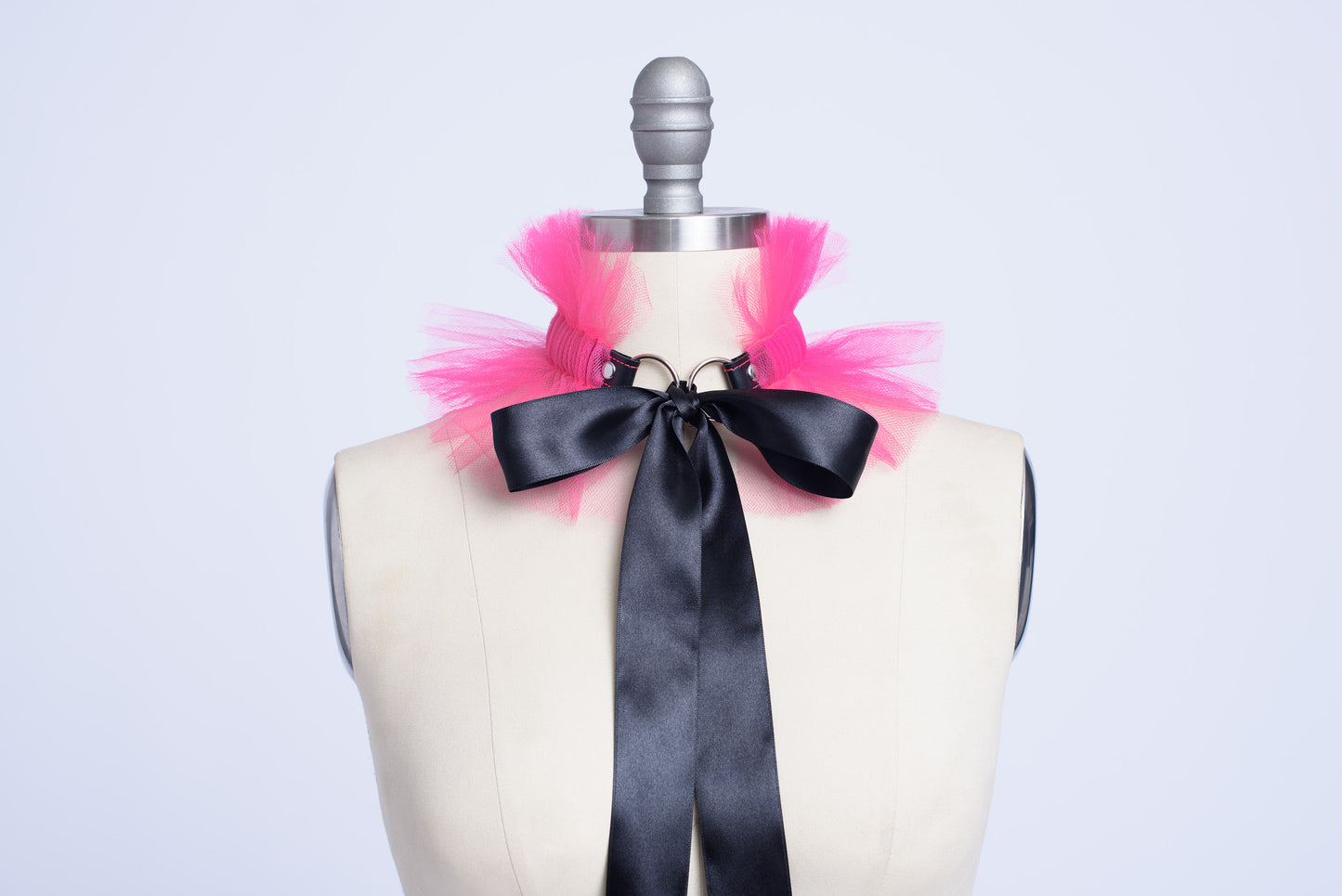 Anthony Ruffle Tulle Choker Collar