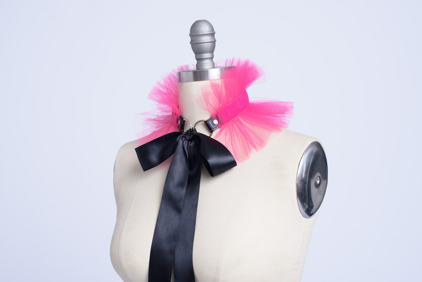 Anthony Ruffle Tulle Choker Collar