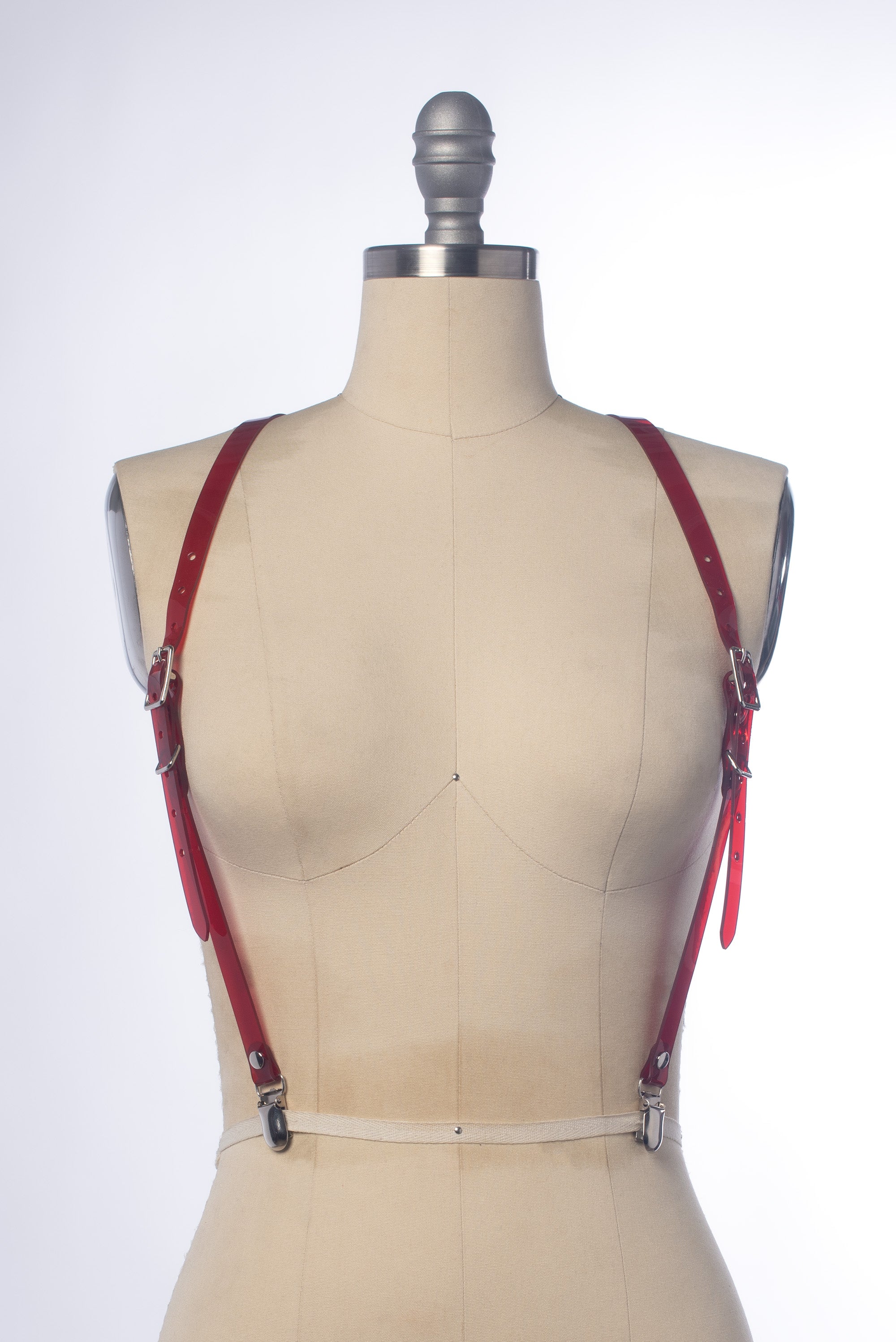 Apatico Narrow Harness Suspenders Vegan Leather Leather PVC