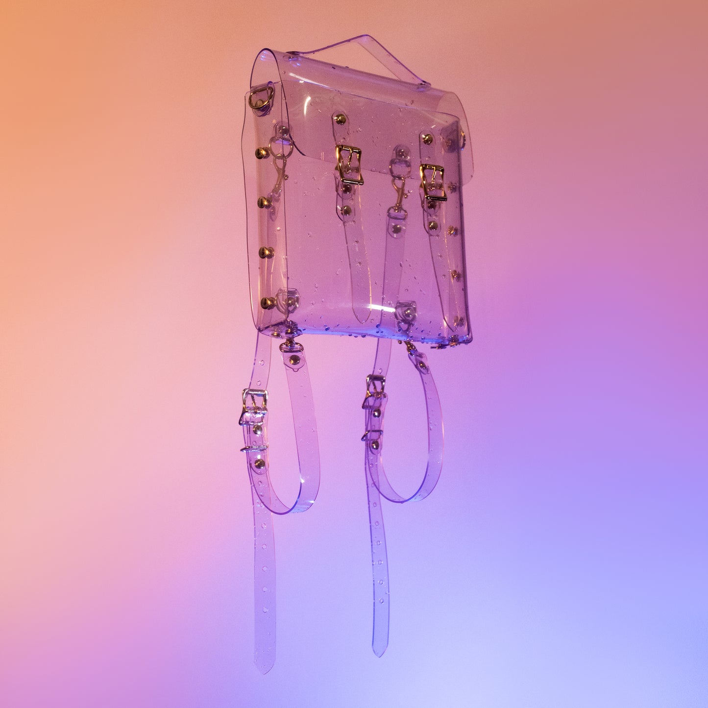 Clear Harness Mini Backpack Bag