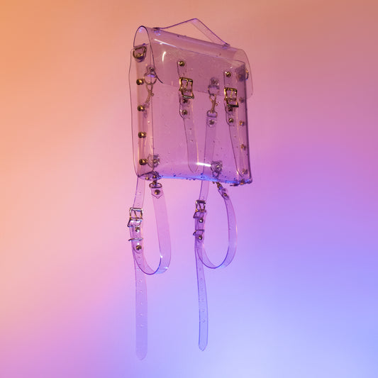 Clear Harness Mini Backpack Bag