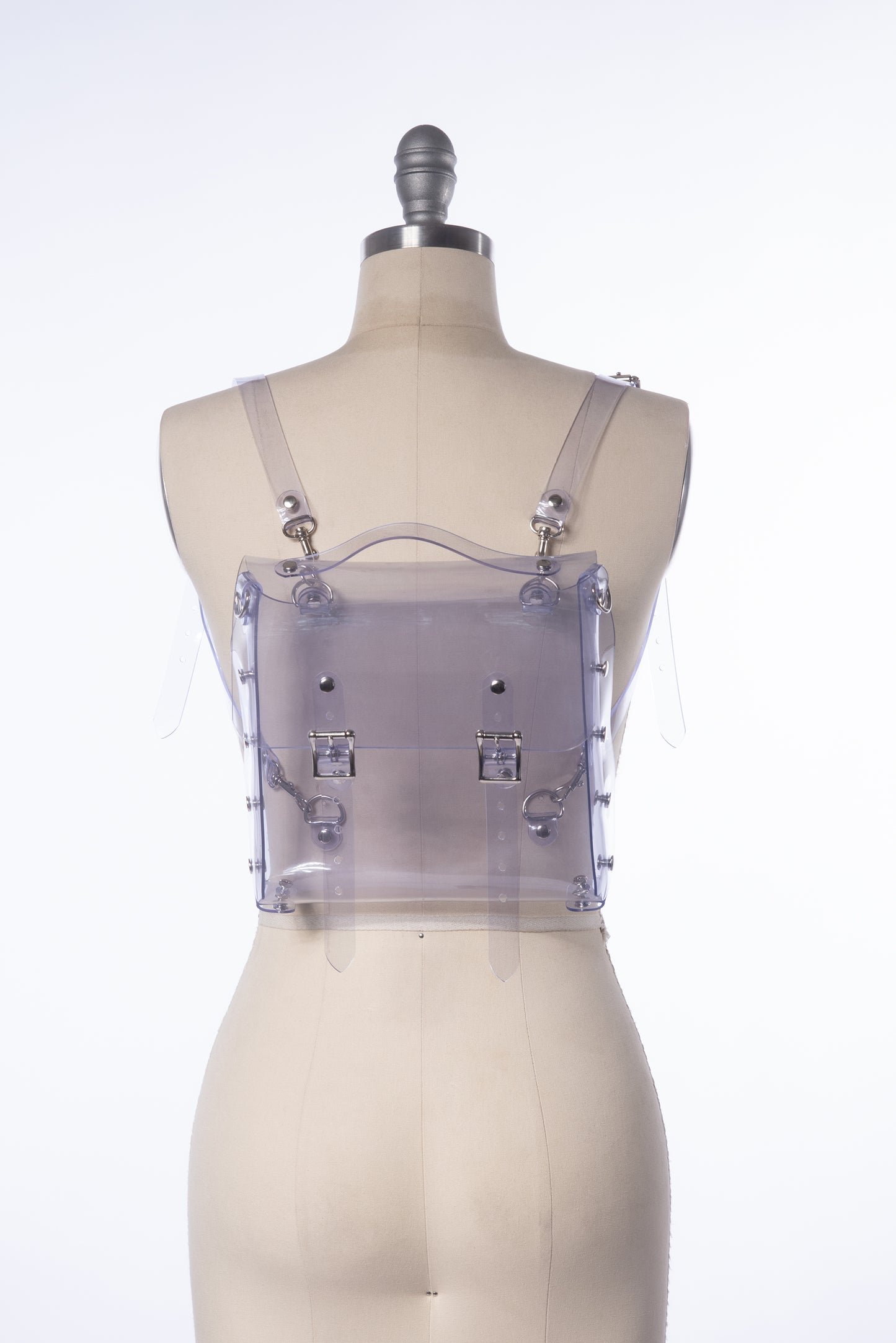 Clear Harness Mini Backpack Bag