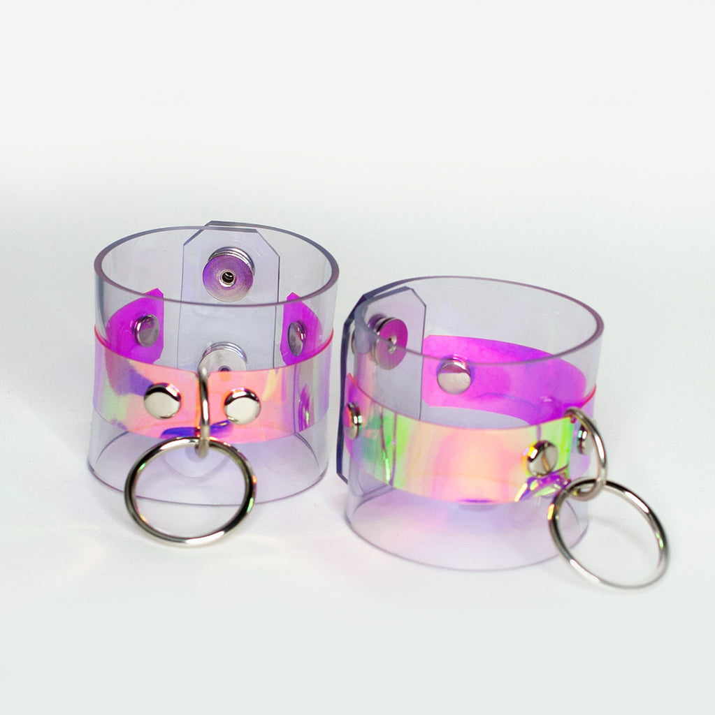 Liquid Glitter® Holographic Plastic Wristbands 3/4 4480 (500/Box)