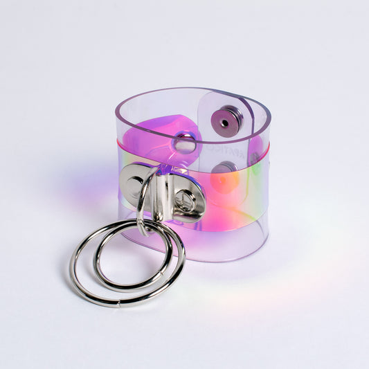 Holographic Trouble Cuff Bracelet