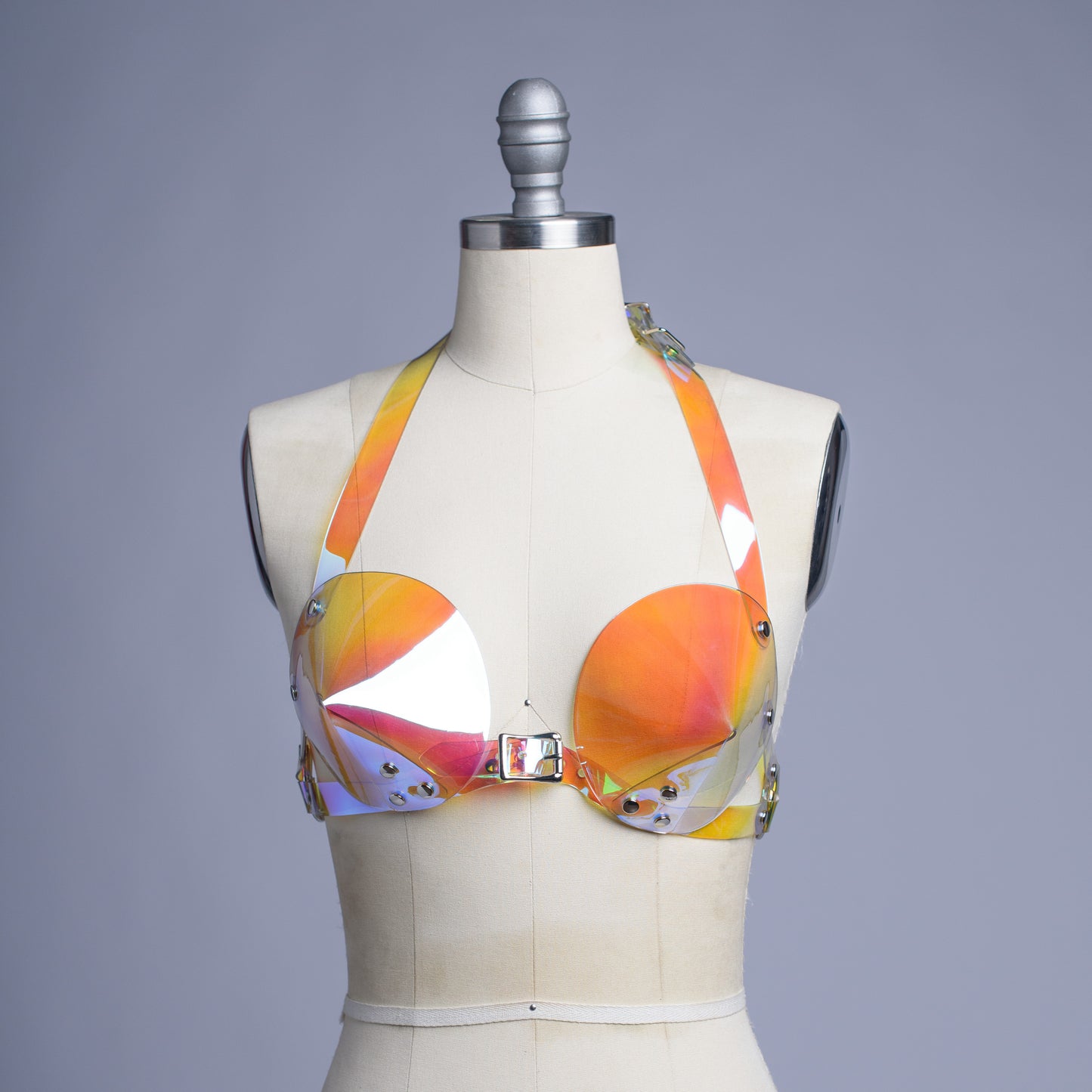 Iridescent Bullet Bra