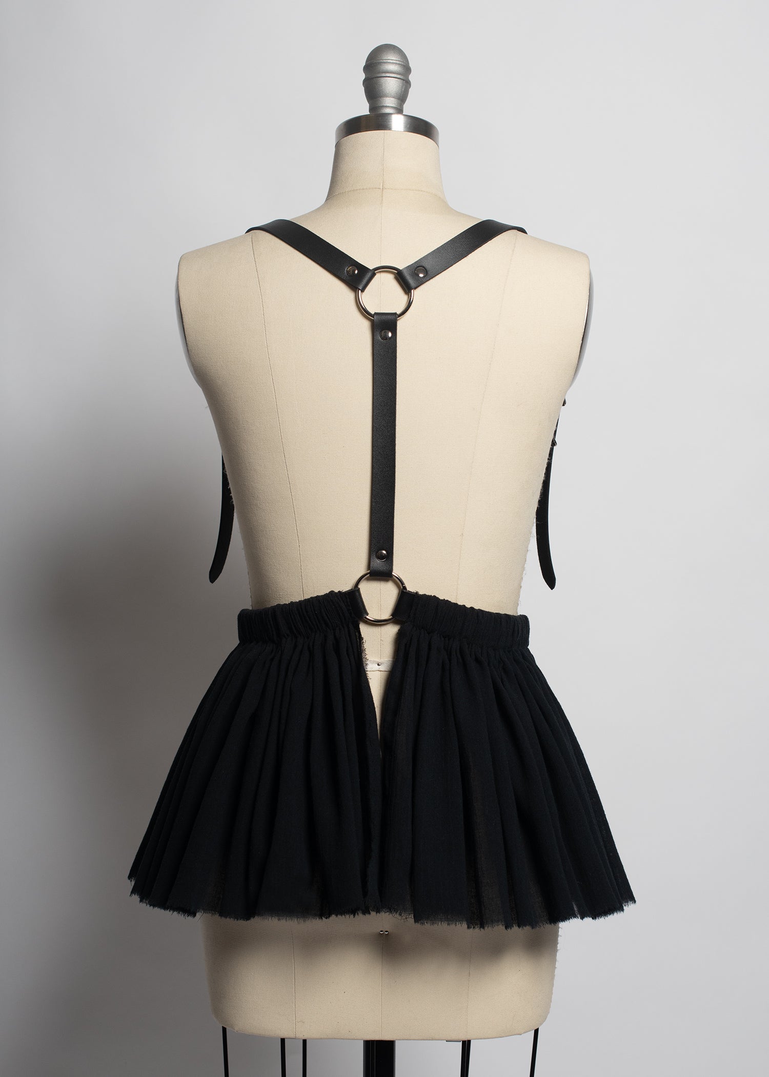 Faux leather skirt harness best sale