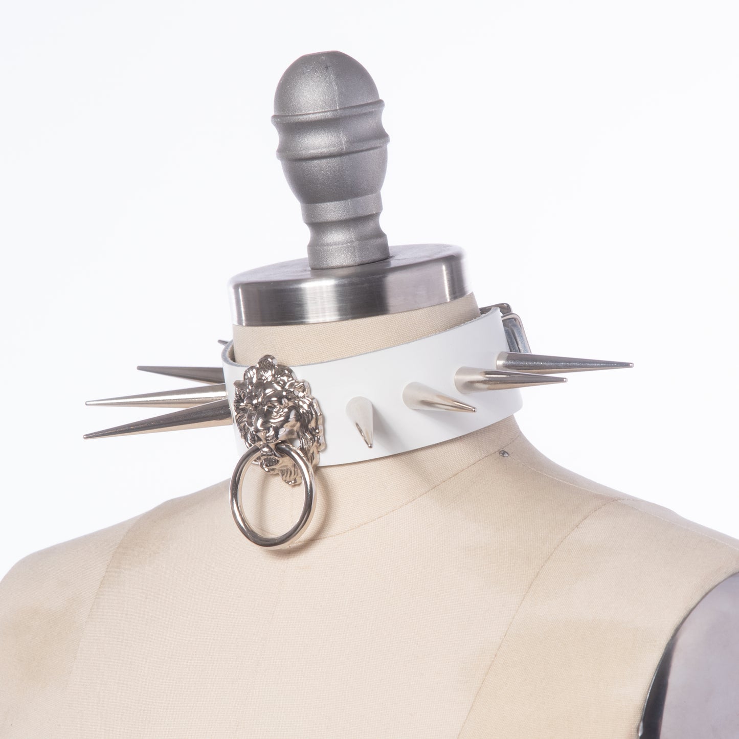 XL Spiked Leo Lion Choker Collar