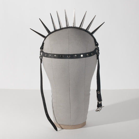 Studded Lucrezia Spiked Harness Headpiece