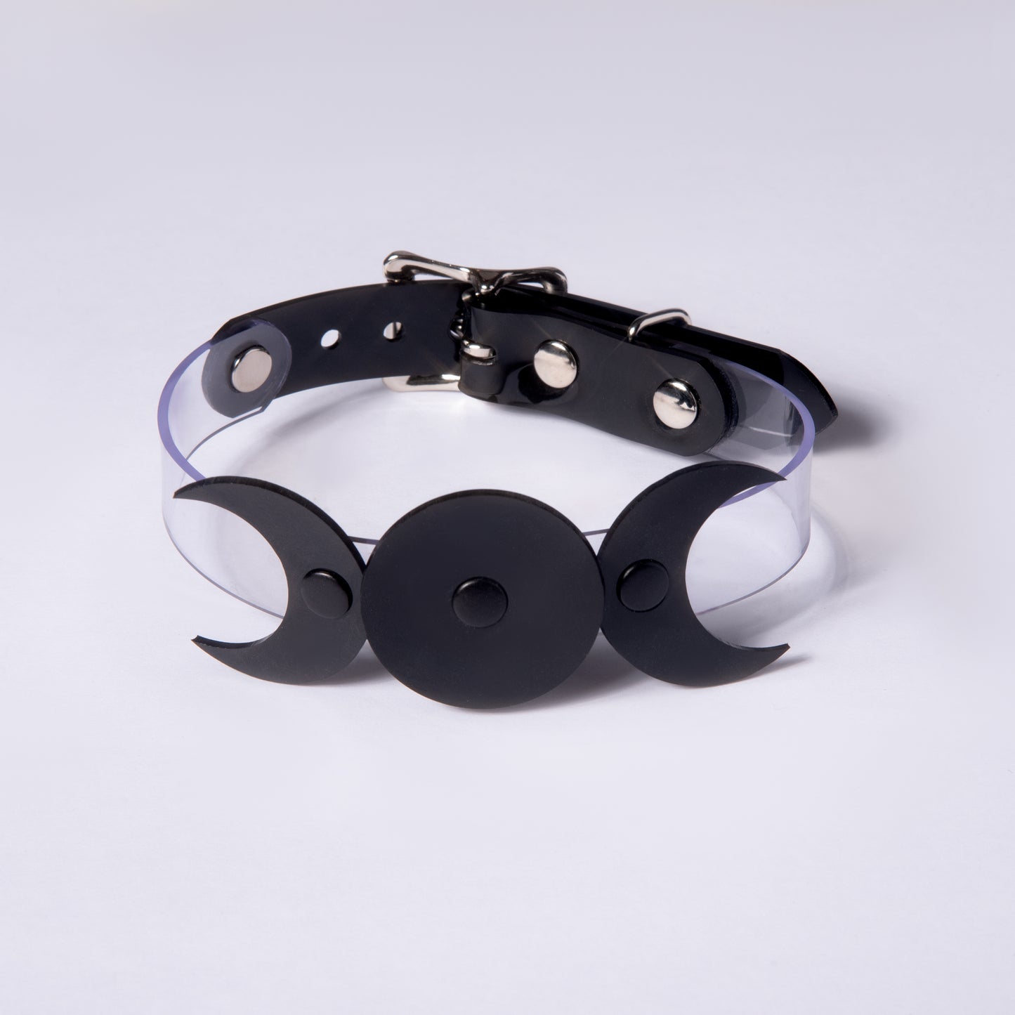 Triple Moon Choker Collar