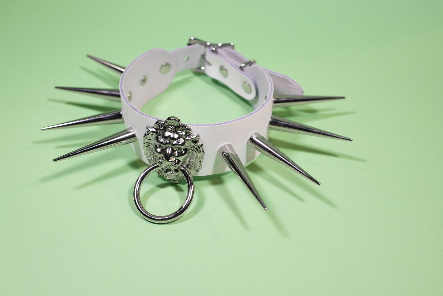 XL Spiked Leo Lion Choker Collar