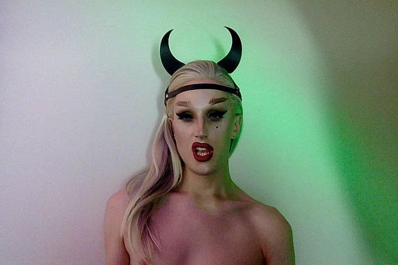 Devil Horns Harness Headpiece