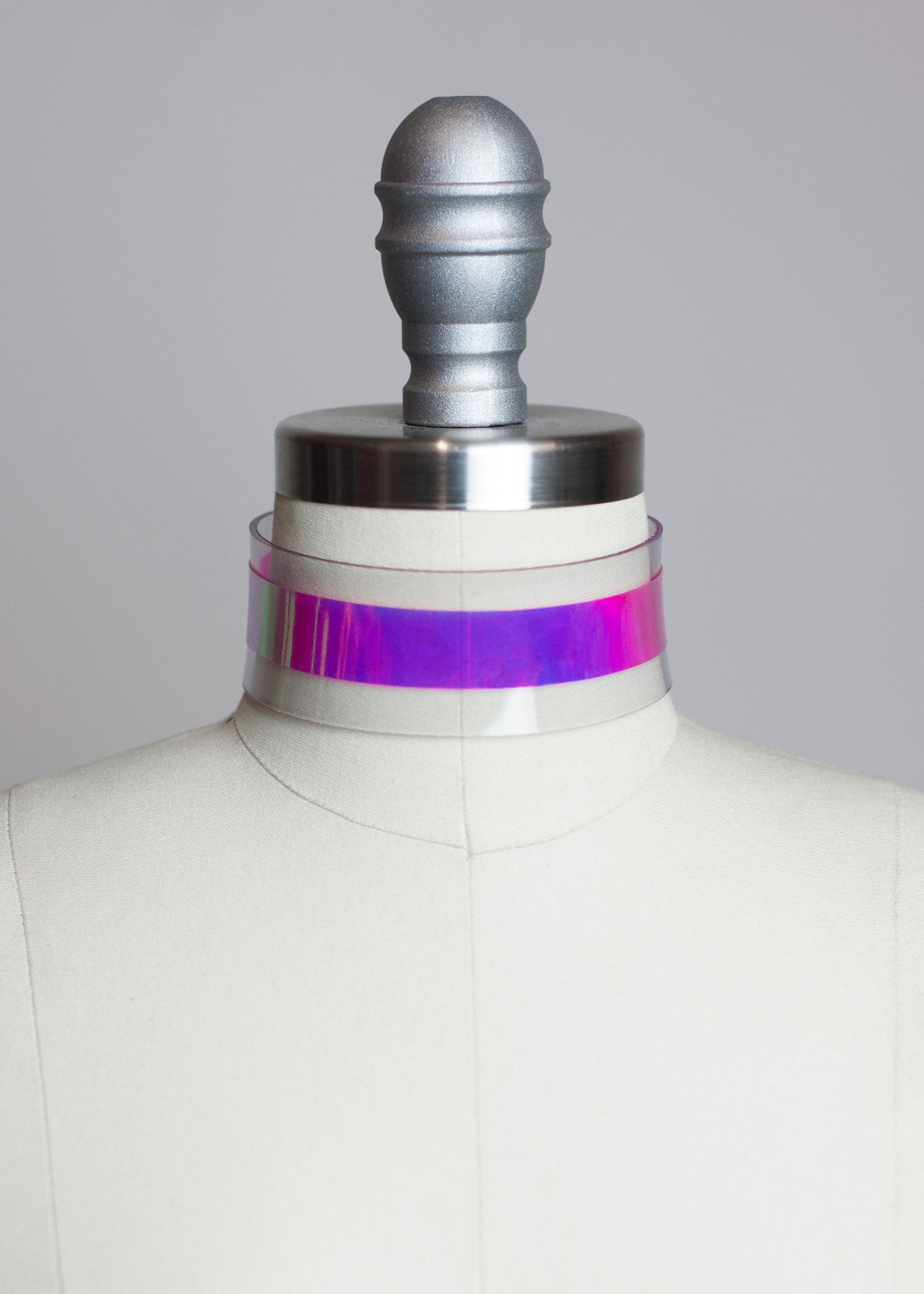 HOLOGRAPHIC CHOKER COLLAR - APATICO - 2