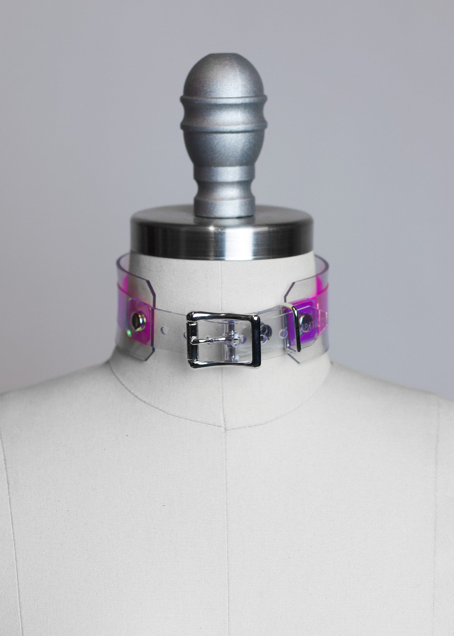 HOLOGRAPHIC O RING CHOKER COLLAR - APATICO - 5